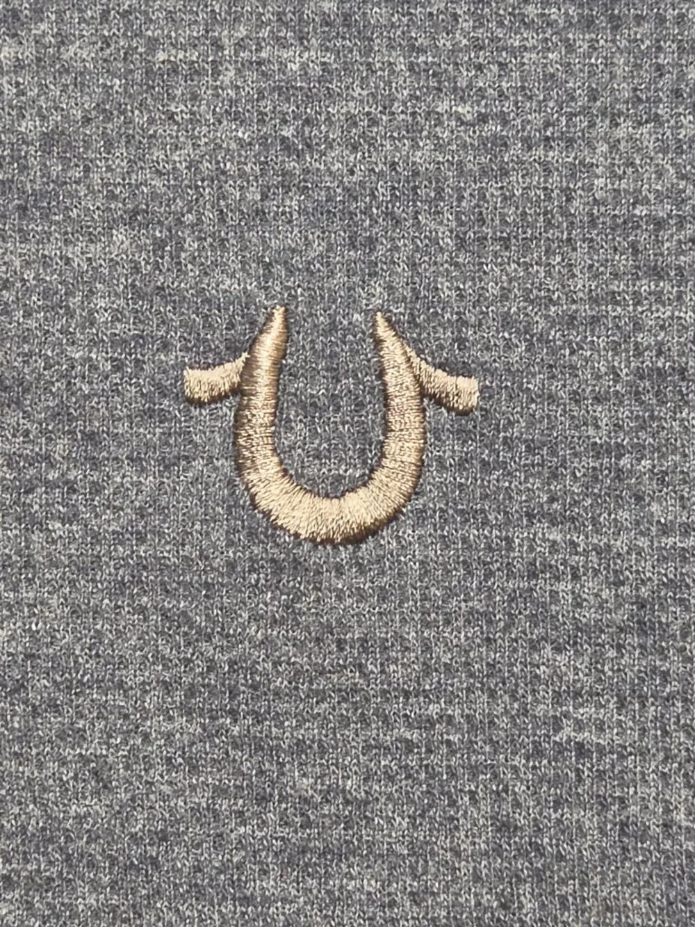 True Religion Waffle Knit Henley L